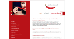 Desktop Screenshot of chili-personal.de